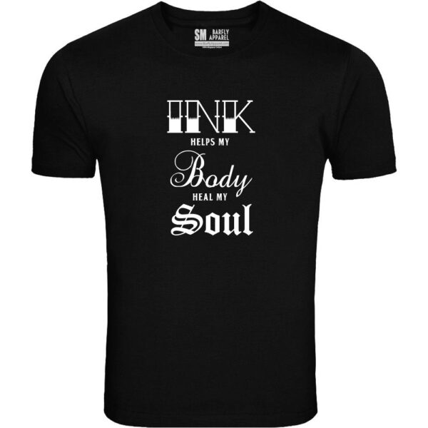 Barfly Apparel Men's Ink Body Soul Tee Black-0