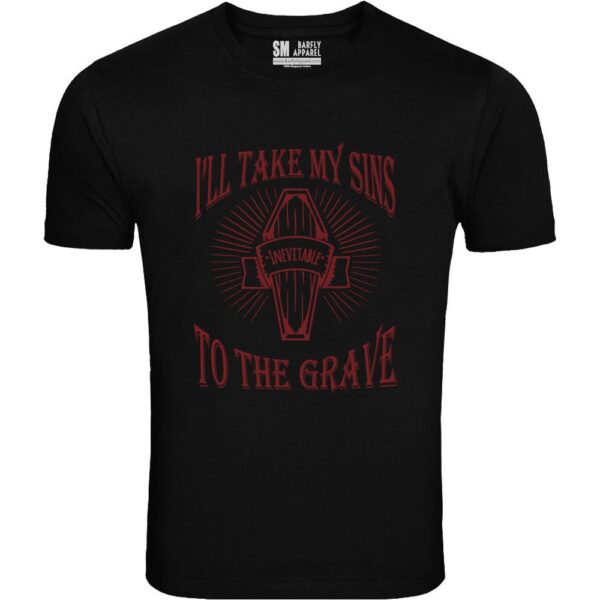 Barfly Apparel Men's To The Grave Tee Black-0