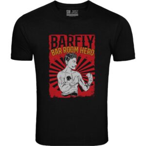 Barfly Apparel Men's Bar Room Hero Tee Black-0